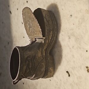 Miniature  detailed  brass shoe